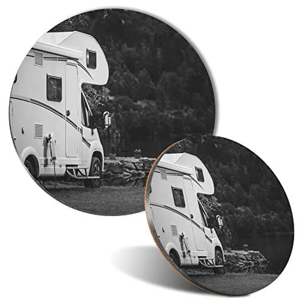 Camper Van Mouse Mat & Coaster Set