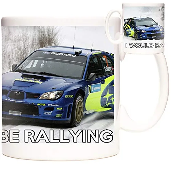 Subaru Impreza I would rather be Rallying Mug