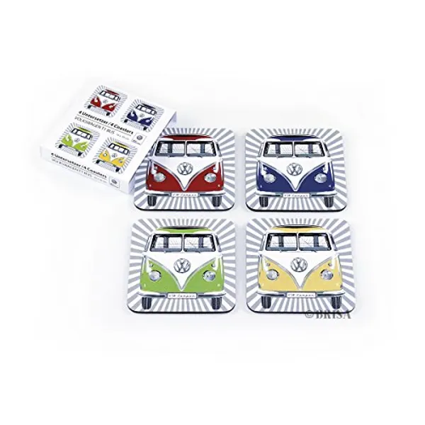 Volkswagen Bus Coasters - Set of 4