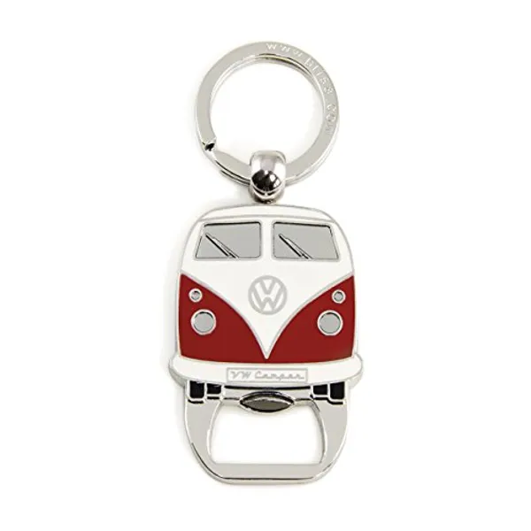 Brisa VW Keychain with Bottle Opener (T1 Red Design)