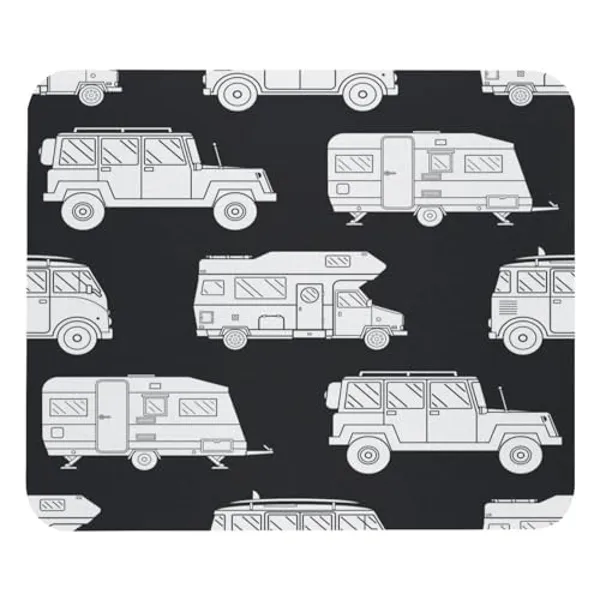 Camper Car Print Gaming Mouse Pad 