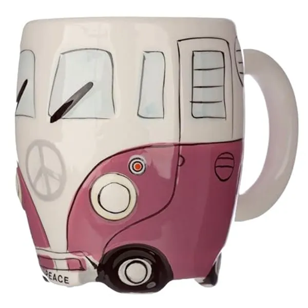 Pink Camper Van Mug