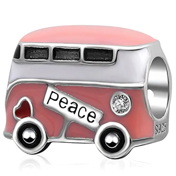 Peace VW Bus Charms