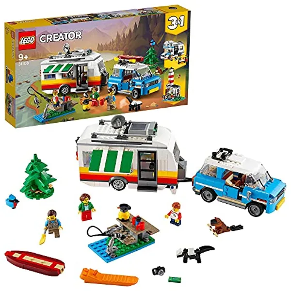 LEGO 31108 Creator 3-in-1 Caravan Family Holiday Toy