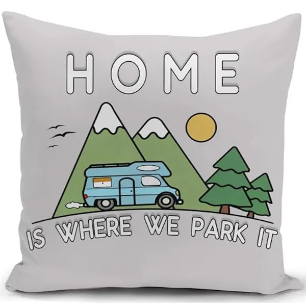 KUNQIAN Camper Van Cushion Cover