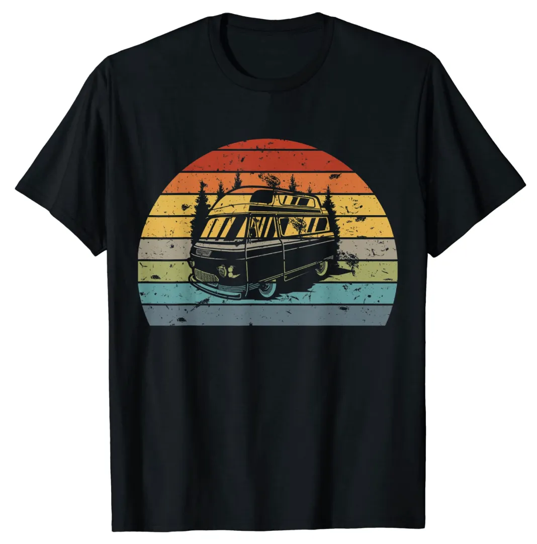 Retro Sunset Campervan T-Shirt